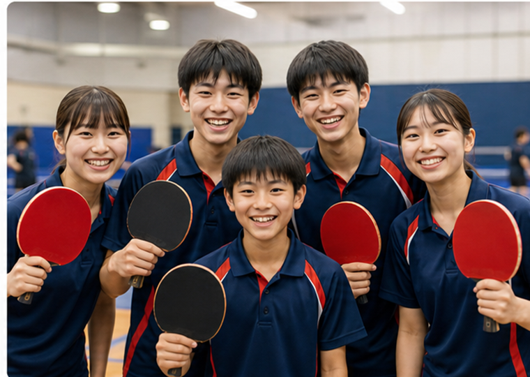 卓球を楽しむパース日本人卓球クラブのメンバー